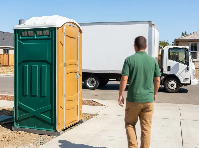 Construction Site Portable Toilet Rental in Santa Rosa, CA